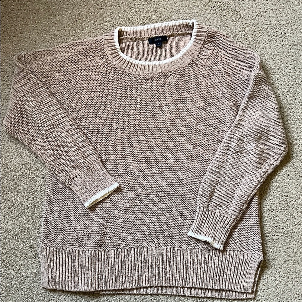 Cozy Beige Knit Sweater
